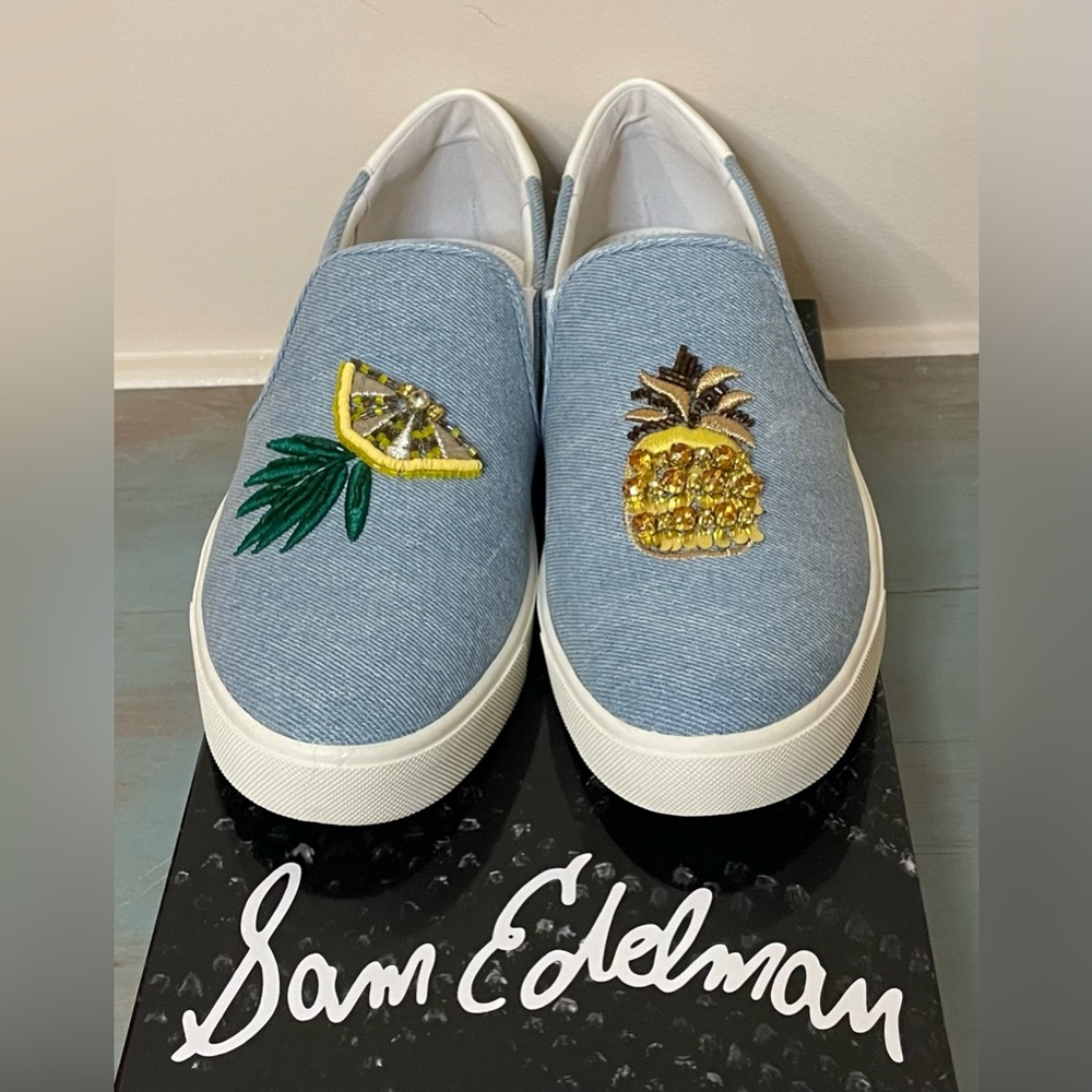 NEW Sam Edelelman Evelina Slip On Sneaker